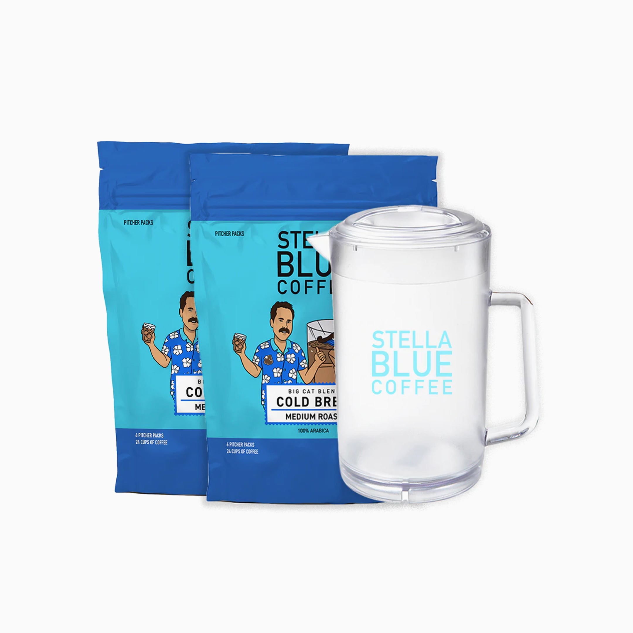 Cold Brew Pitcher Bundle Stella Blue Coffee & Merch