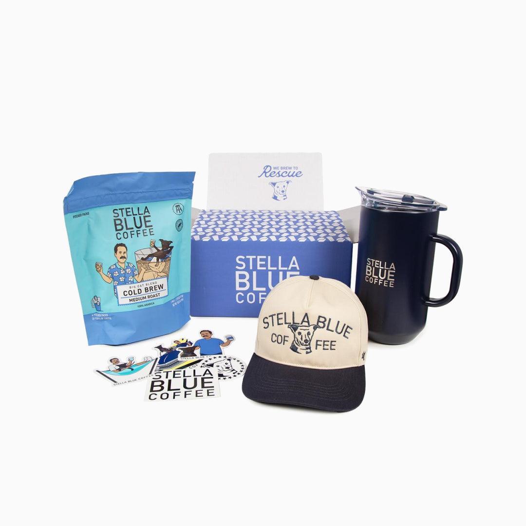 Big Cat Blend Cold Brew Gift Box-Bundles-Stella Blue Coffee-One Size-Multi-Stella Blue Coffee