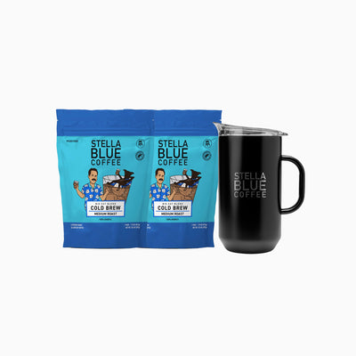 Cold Brew Pitcher Bundle-Bundles-Stella Blue Coffee-Big Cat Blend-Stella Blue Coffee