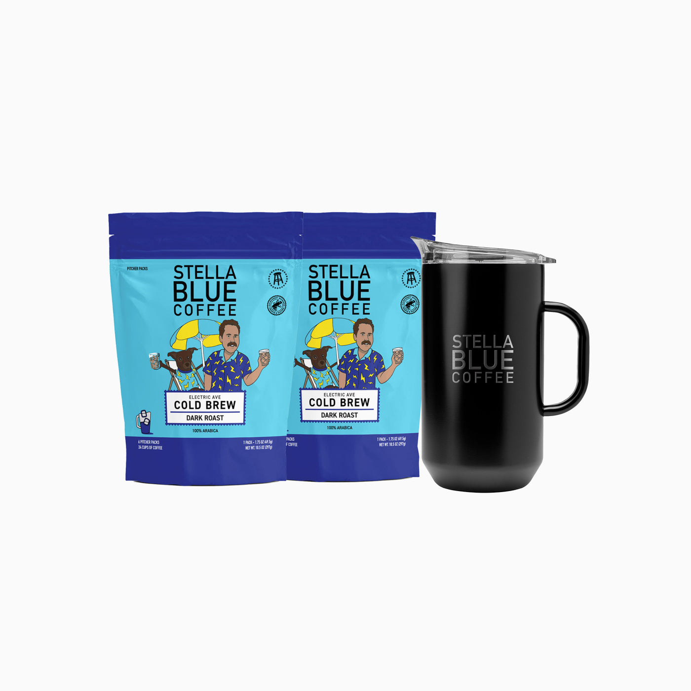 Cold Brew Pitcher Bundle-Bundles-Stella Blue Coffee-Electric Ave-Stella Blue Coffee