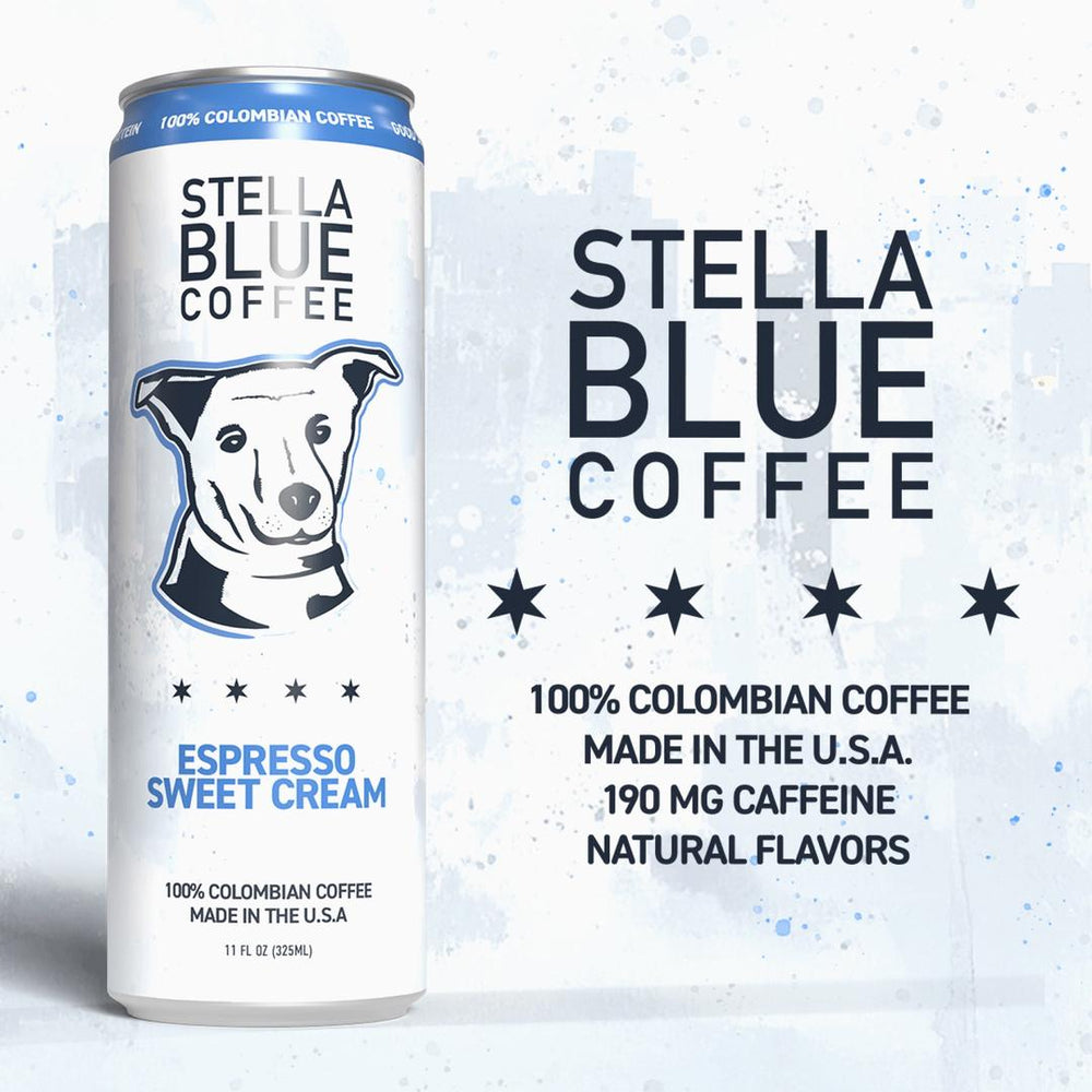 Sweet Cream Canned Latte 4 Pack-Coffee-Stella Blue Coffee-Stella Blue Coffee