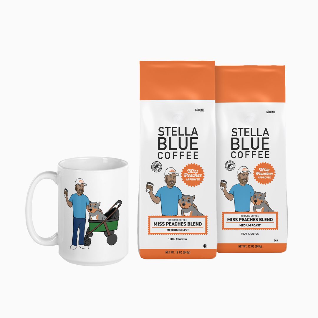 Miss Peaches Blend Bundle-Bundles-Stella Blue Coffee-Grounds (12 oz)-Stella Blue Coffee