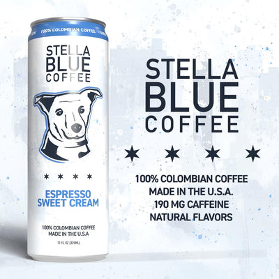 Sweet Cream Canned Latte-Coffee-Stella Blue Coffee-Stella Blue Coffee