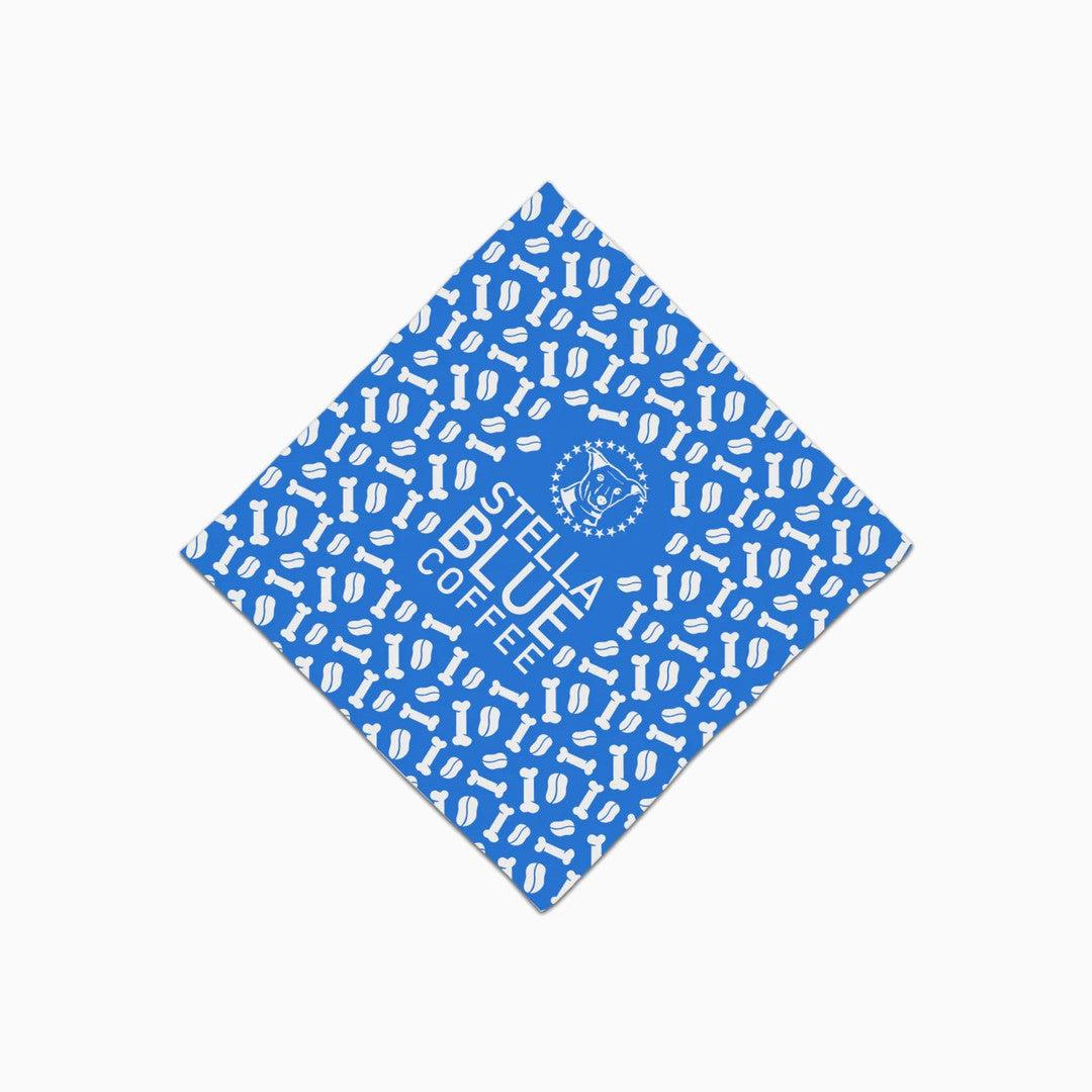 Stella Blue Dog Bandana-Pet Accessories-Stella Blue Coffee-Blue-One Size-Stella Blue Coffee