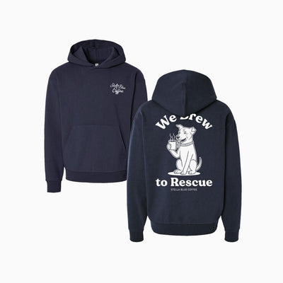 We Brew To Rescue Premium Hoodie-Hoodies & Sweatshirts-Stella Blue Coffee-Stella Blue Coffee