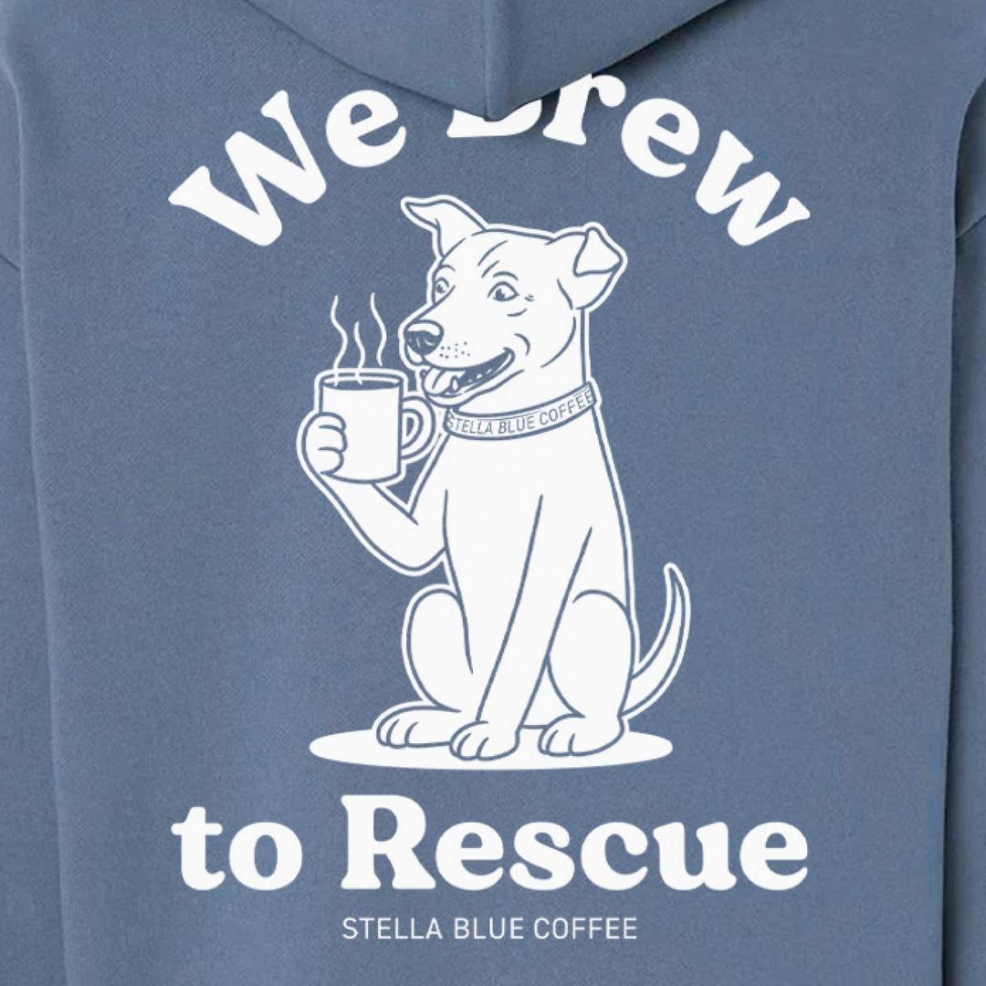 We Brew To Rescue Premium Hoodie-Hoodies & Sweatshirts-Stella Blue Coffee-Stella Blue Coffee