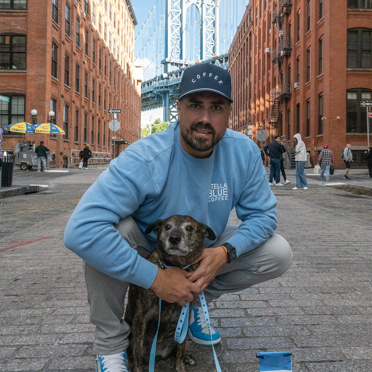 Stella Blue Coffee Embroidered Nylon Rope Hat - Stella Blue Coffee & Merch  – Stella Blue Coffee Company